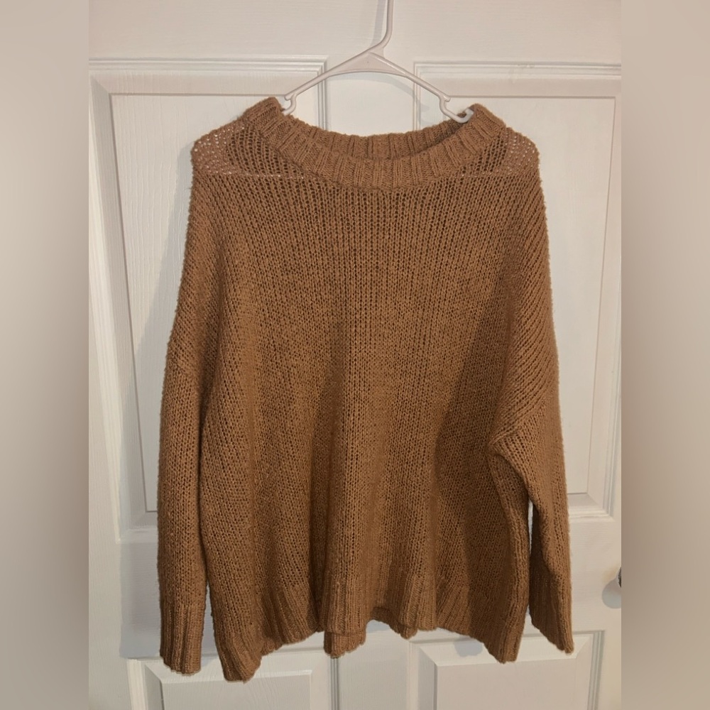 Aerie Warm Brown Turtleneck Sweater